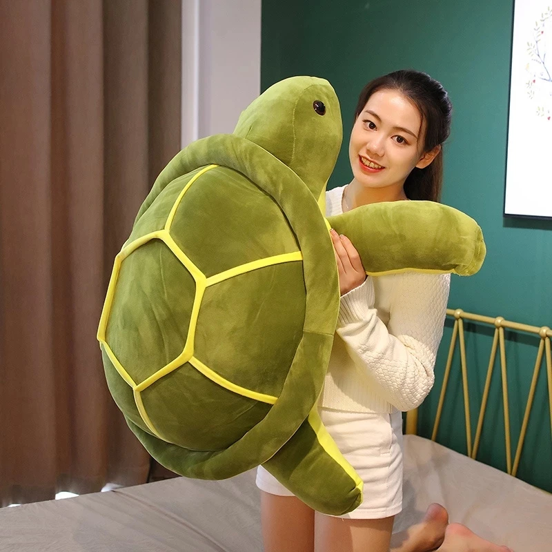 Juguete de peluche de tortuga Kawaii, muñecos de animales Kawaii, almohada de tortuga marina, regalos de cumpleaños para niños y niñas, recién llegado