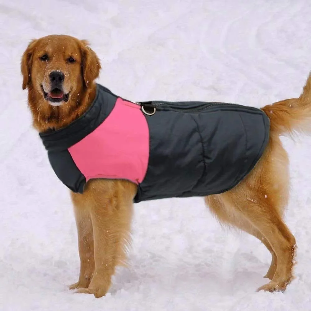 Chaleco cálido de invierno para perros, chaqueta de S-7XL, ropa para mascotas para perros pequeños, medianos y grandes, Doberman, pastor alemán, galgo, ropa para mascotas
