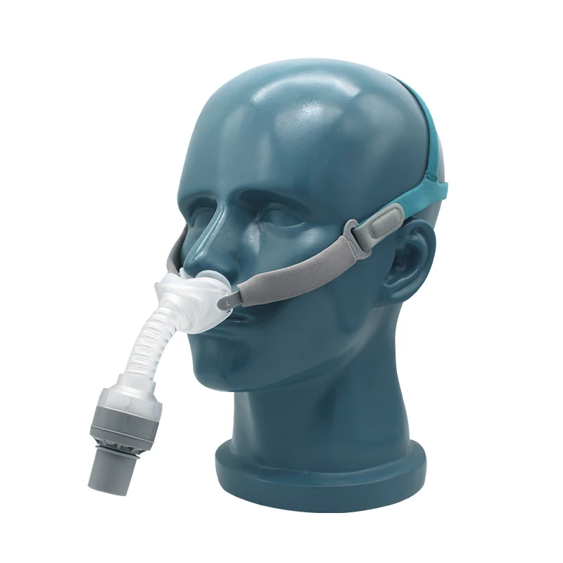 Mascarilla Nasal BMC P2H con Arnés, Mascarilla CPAP con Humidificación sin Agua para Máquinas de Viaje, Tallas S/M/L