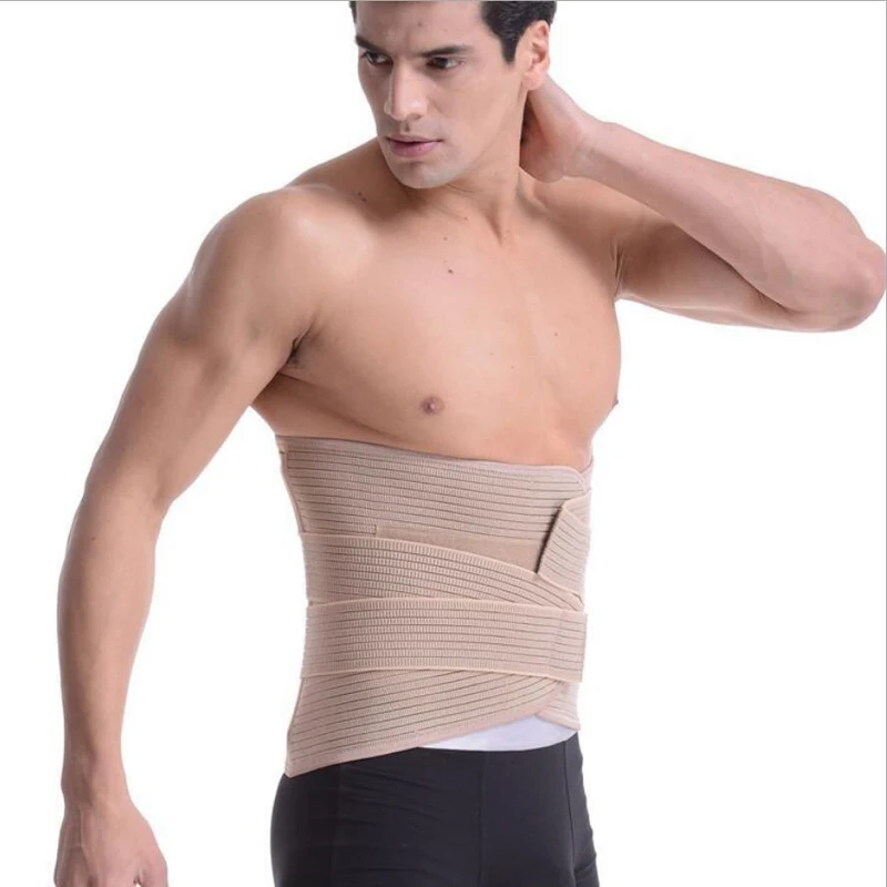 Cinturón lumbosacro cruzado de doble tirón, soporte Lumbar grande para la espalda, alivio del dolor de espalda, disco herniado