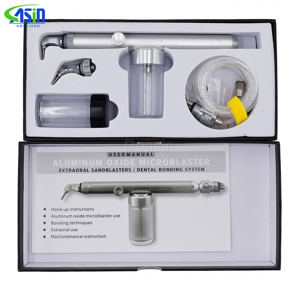 Sistema de boding dental, chorro de arena intraoral dental, microblaster de óxido de aluminio