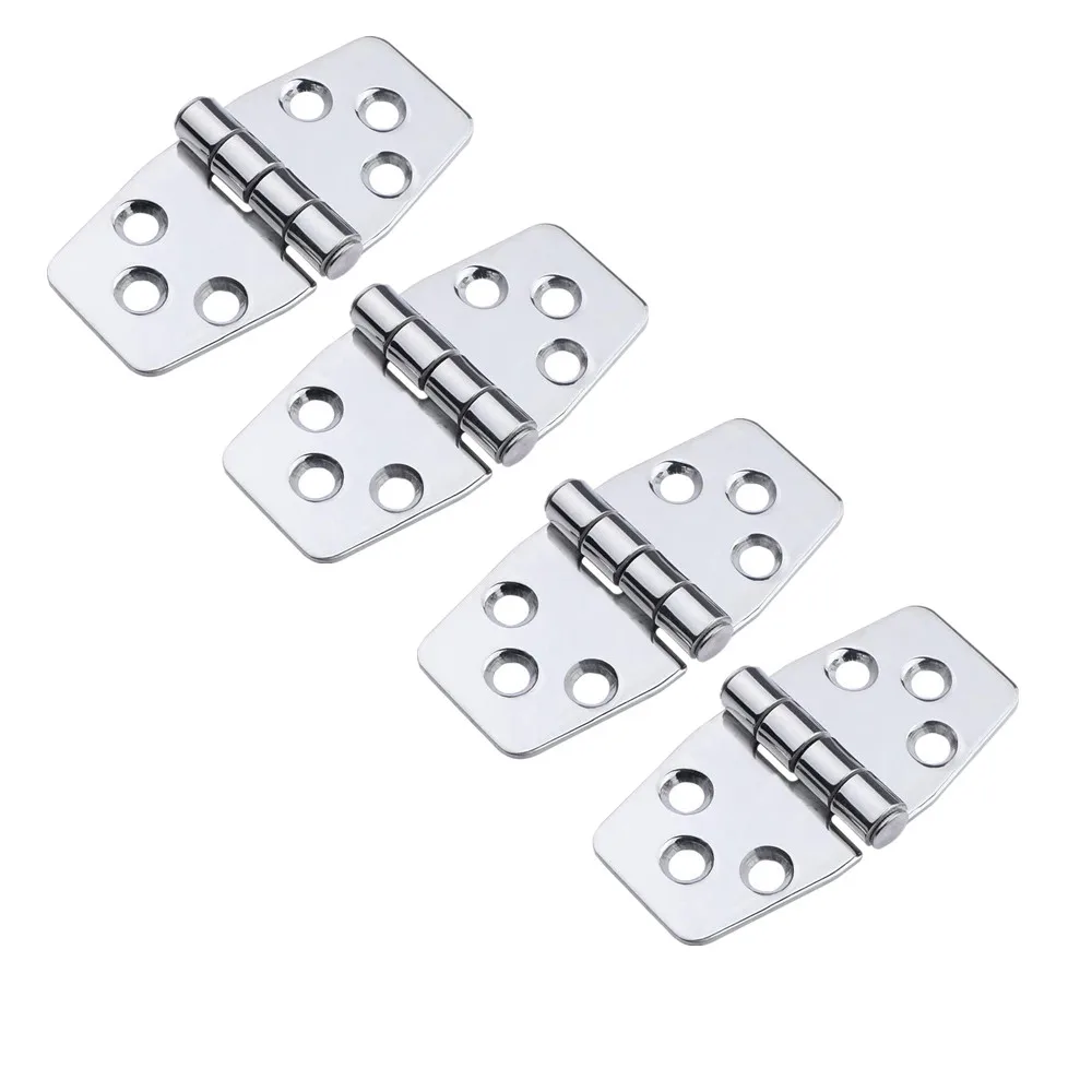 Bisagras de puerta de 4 Uds., bisagra de acero inoxidable de grado marino para barco, bisagras de ventana de 3 "x 1,5", Hardware