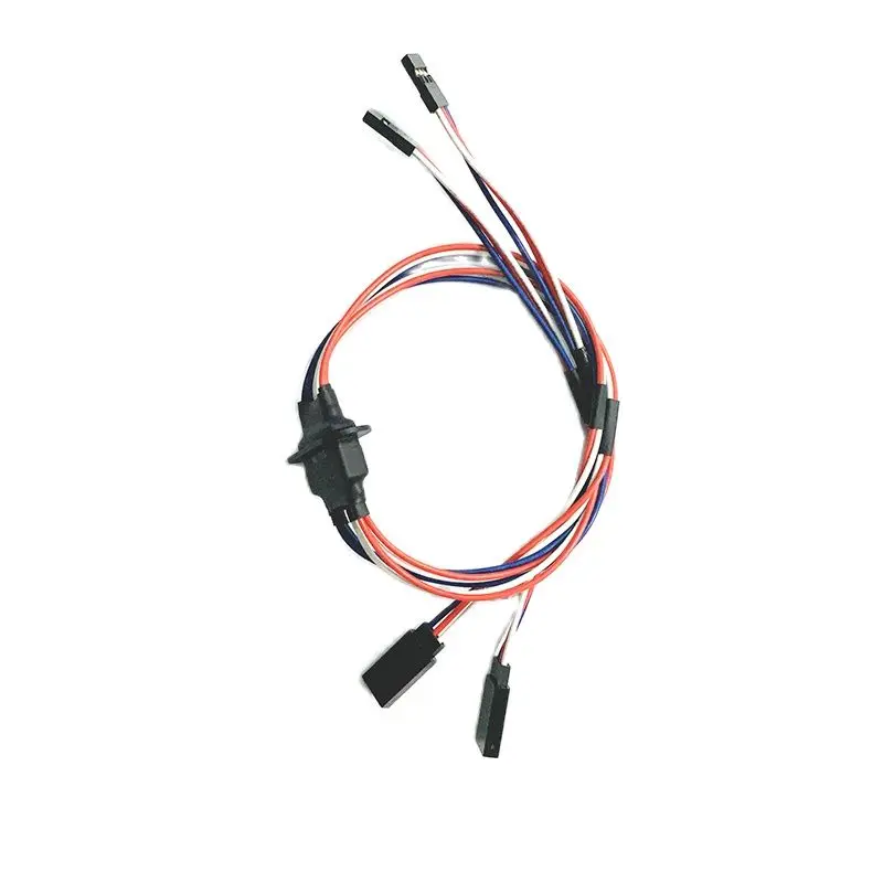Arnés de cableado de extensión de servomotor MPX de 8 pines con brida, macho y hembra, de 2/3/4 vías, 20 AWG, para avión RC