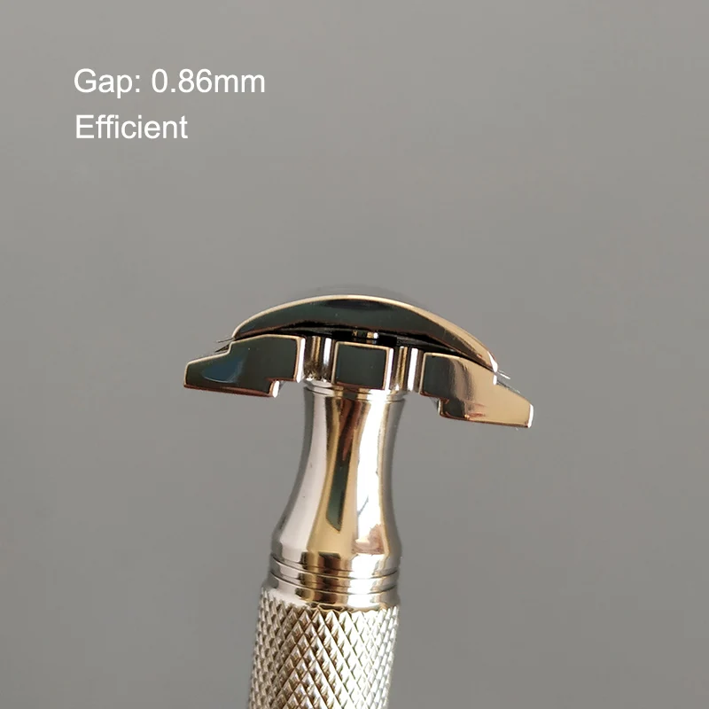 Cabezal de afeitadora de seguridad de doble filo de acero inoxidable CNC Dscosmetic S9