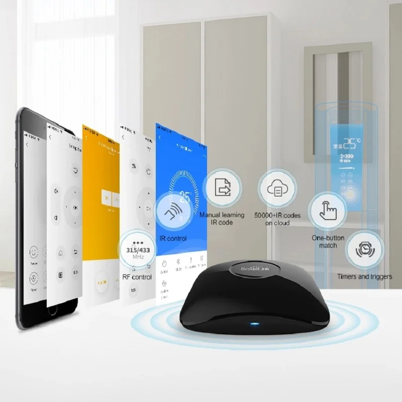 Broadlink RM4 pro IR RF HTS2 sensor accesorio wifi UNIVERSAL REMOTO Smart Home Automation funciona con Alexa y Google Home