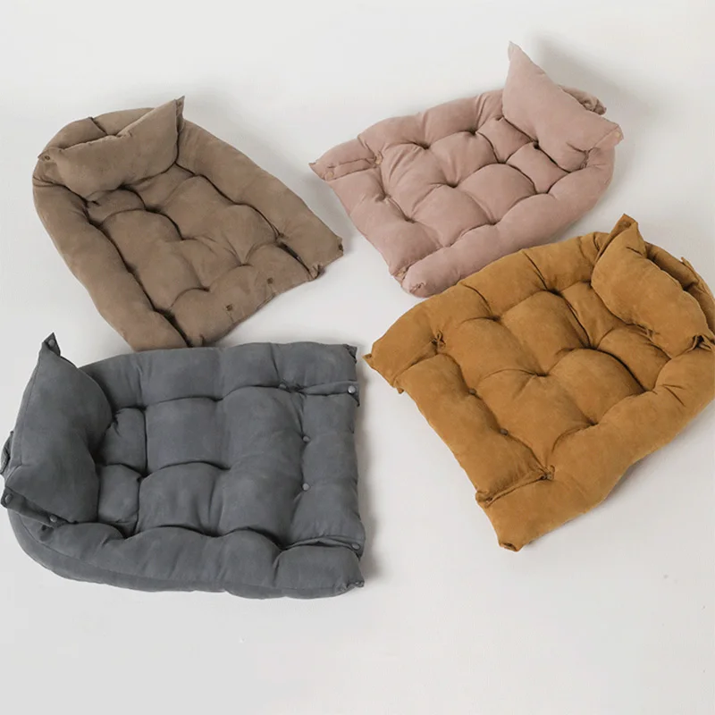 Cama Nido Multifuncional para Mascotas, Estilo Bulldog Francés, para Perros Pequeños y Medianos, Gatos, Pug, Colchoneta Suave para Cachorros, Accesorios y Suministros para Mascotas