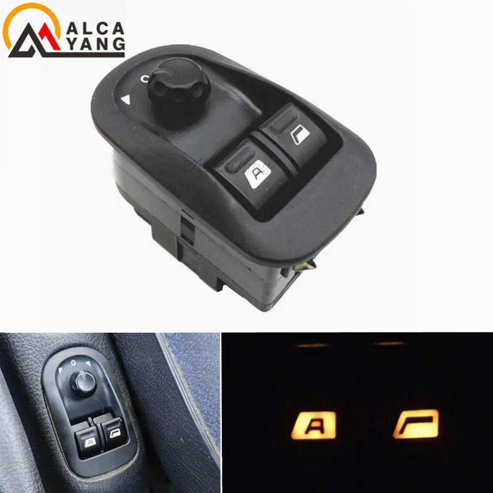 Botón de interruptor de ventana de energía eléctrica para Peugeot 206, 1998-2016, 6554.WA, 6554WA, 6552.WP, 96622541XT