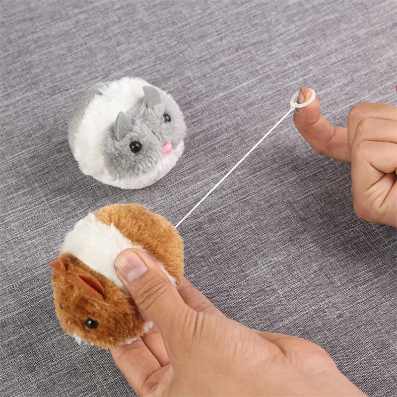 Juguetes para gatos con ratón bonito, suministros para gatos, juguete de peluche con movimiento para sacudir, ratón para mascotas, gatito, ratón pequeño de peluche divertido, juguetes interactivos para gatos