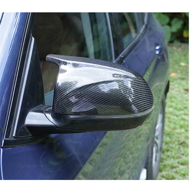 Tapa retrovisora de carcasas estilo M mejorada de alta calidad para BMW x3 x4 x5 x6 x7 G01 G02 G05 G06 g07 18-22 cubierta de espejo de fibra de carbono Real