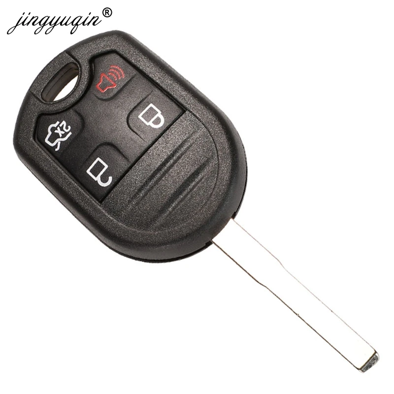 Carcasa de mando a distancia jingyuqin 10 Uds 3/4/5 botones para Ford Edge guarda de explorador Windstar Expedition Mustang para funda de mando a distancia Mazda