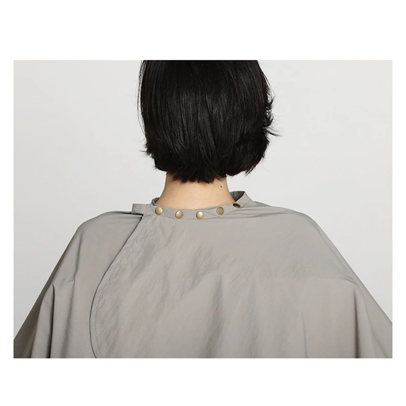 Salón profesional corte de pelo chal Snap impermeable peluquería delantal peluquero corte de pelo tinte capas de peinado