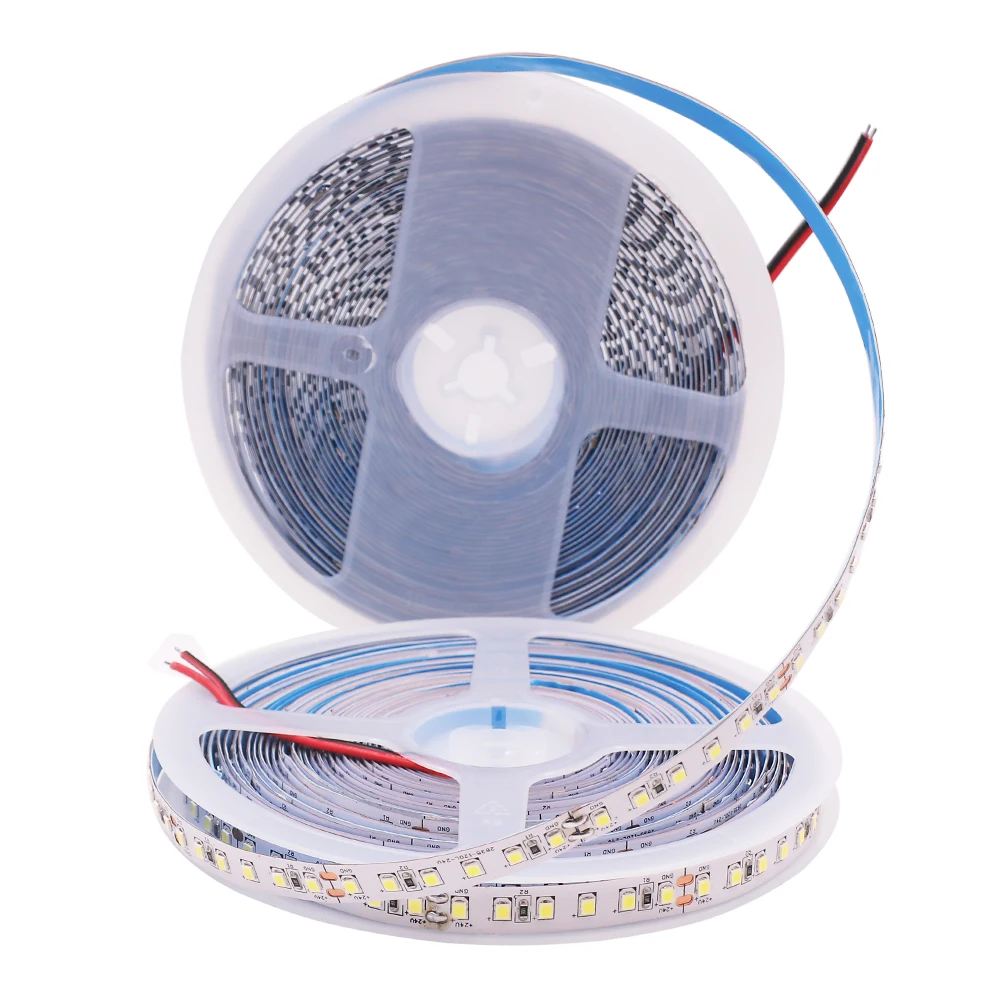 Tira de luces LED de 12V, 24V, 2835, 5m, 10m, 15m, 20m, cinta de luz 60/120/240/480 LED, blanco Natural/blanco cálido/blanco frío, decoración del hogar