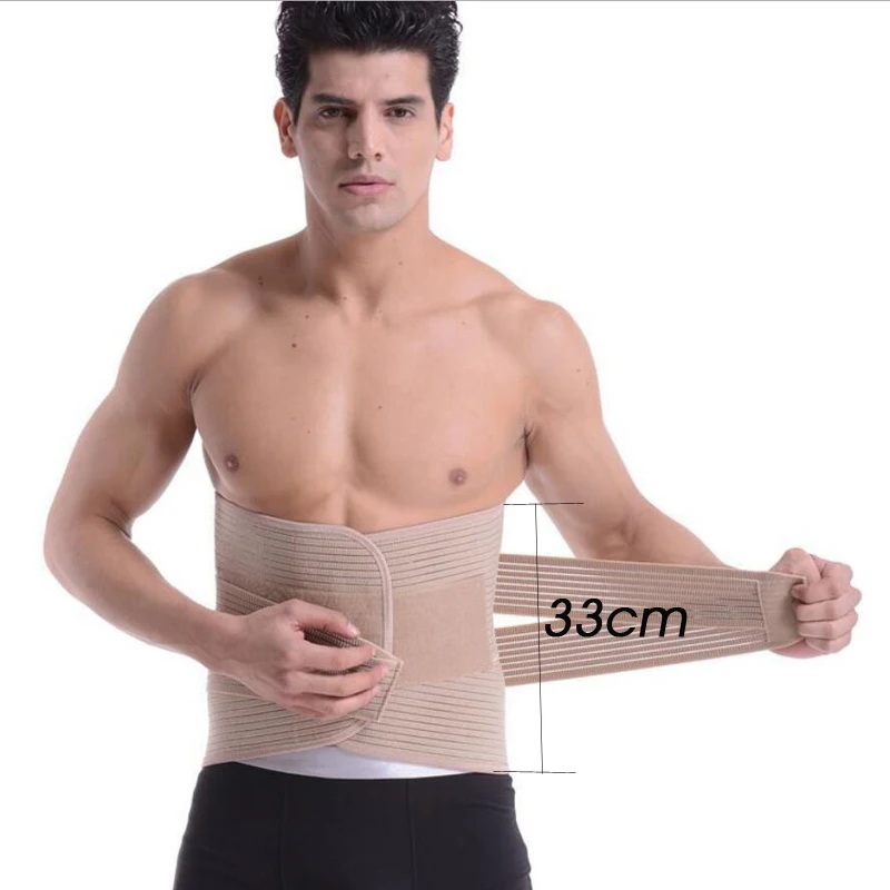Cinturón lumbosacro cruzado de doble tirón, soporte Lumbar grande para la espalda, alivio del dolor de espalda, disco herniado