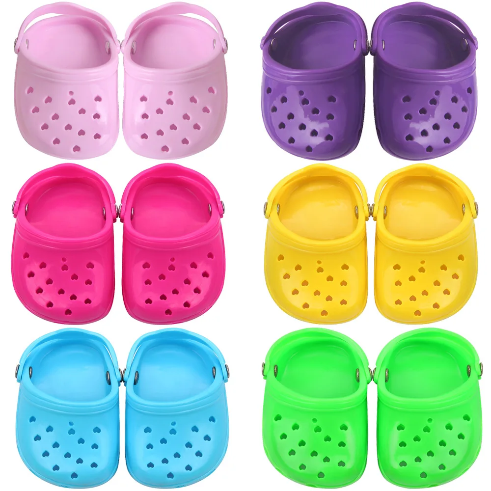 Zapatos de 7 CM para Muñecas de 43 cm, Accesorios de Ropa y Juguetes para Muñecas Americanas de 18 Pulgadas, Nuestra Generación