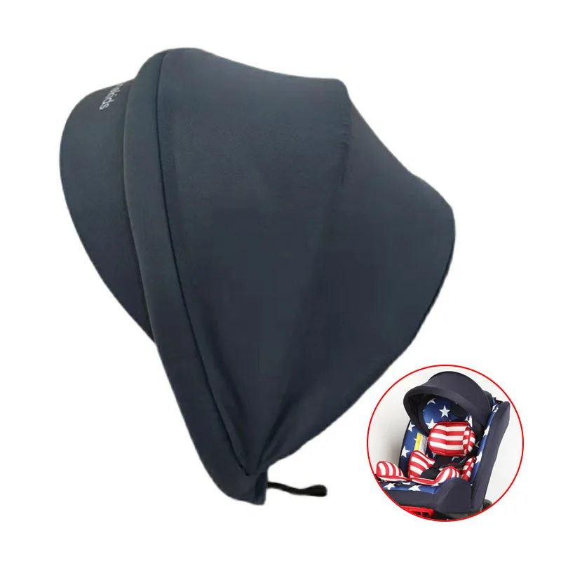 Toldo de sol para asiento de seguridad de bebé, toldo tipo cesta, parasol Universal con varilla de soporte, asiento de coche ajustable para bebé, accesorio para techo