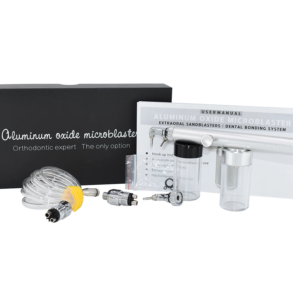 Sistema de boding dental, chorro de arena intraoral dental, microblaster de óxido de aluminio