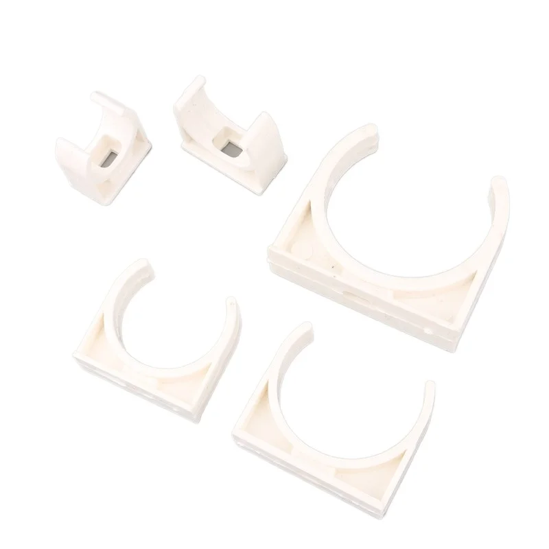 Conector de abrazadera de tubo de PVC de 16/20/25/32/40/50mm, adaptador de riego para jardín, acuario, pecera, accesorios fijos