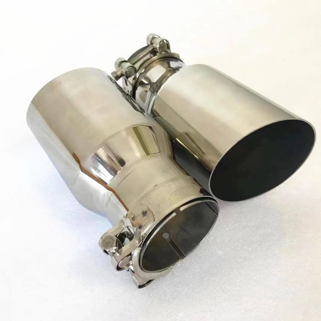 1 Pieza de Silenciador Universal para Tubo de Escape de Automóvil, de Acero Inoxidable 304, Accesorio para Modificación de Automóviles