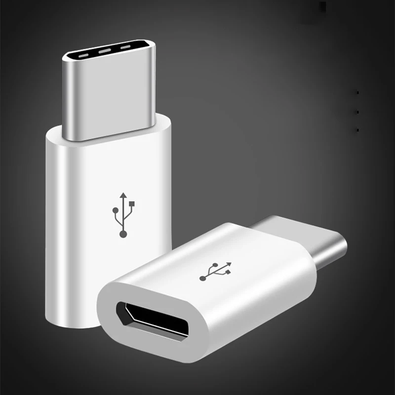 Adaptador de teléfono móvil Micro USB a USB C, conector Microusb para Xiaomi, Huawei, Samsung Galaxy A7, adaptador USB tipo C
