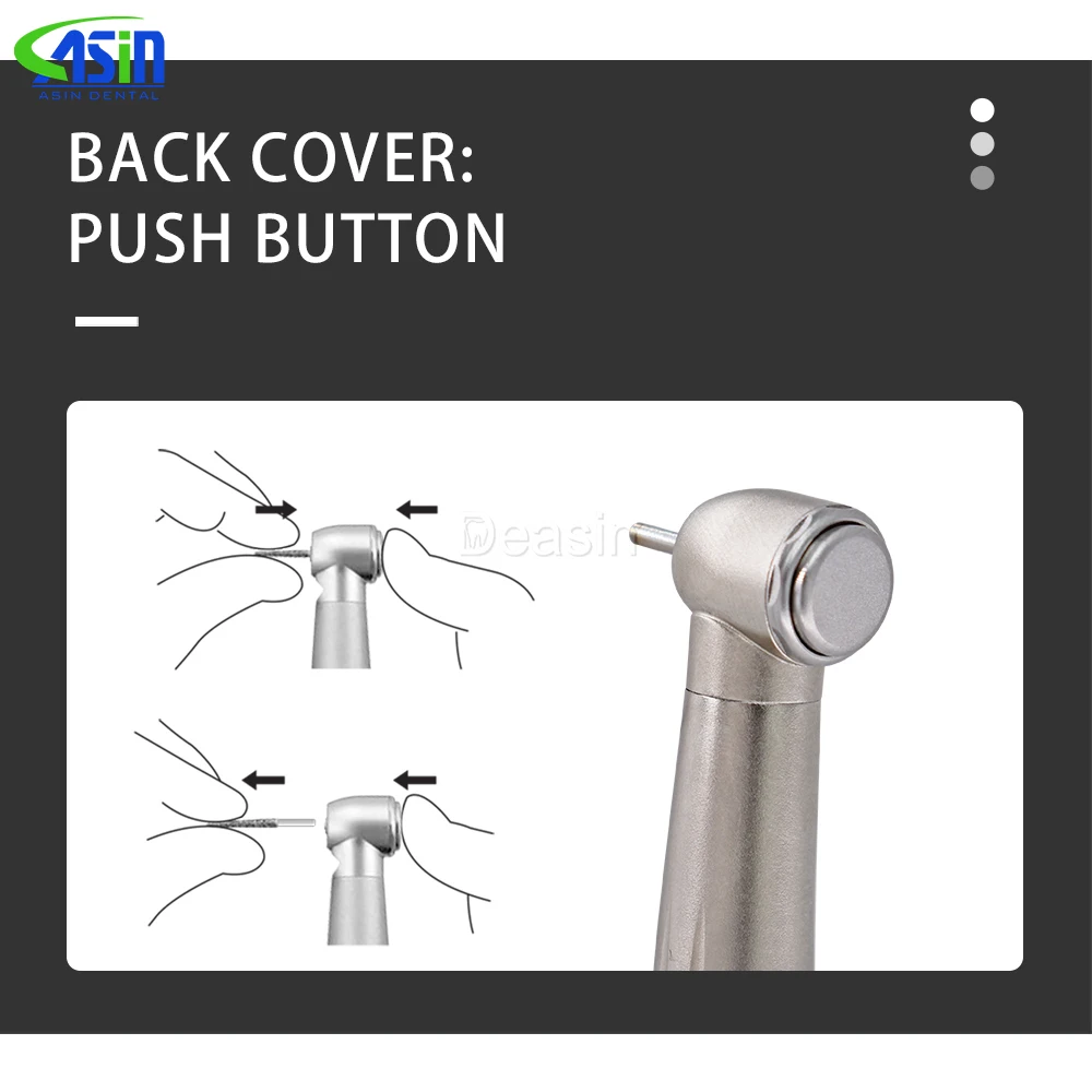 Pieza de mano de turbina de aire Dental con fibra óptica X600L/X700L pieza de mano de alta velocidad para reparación de dentistas