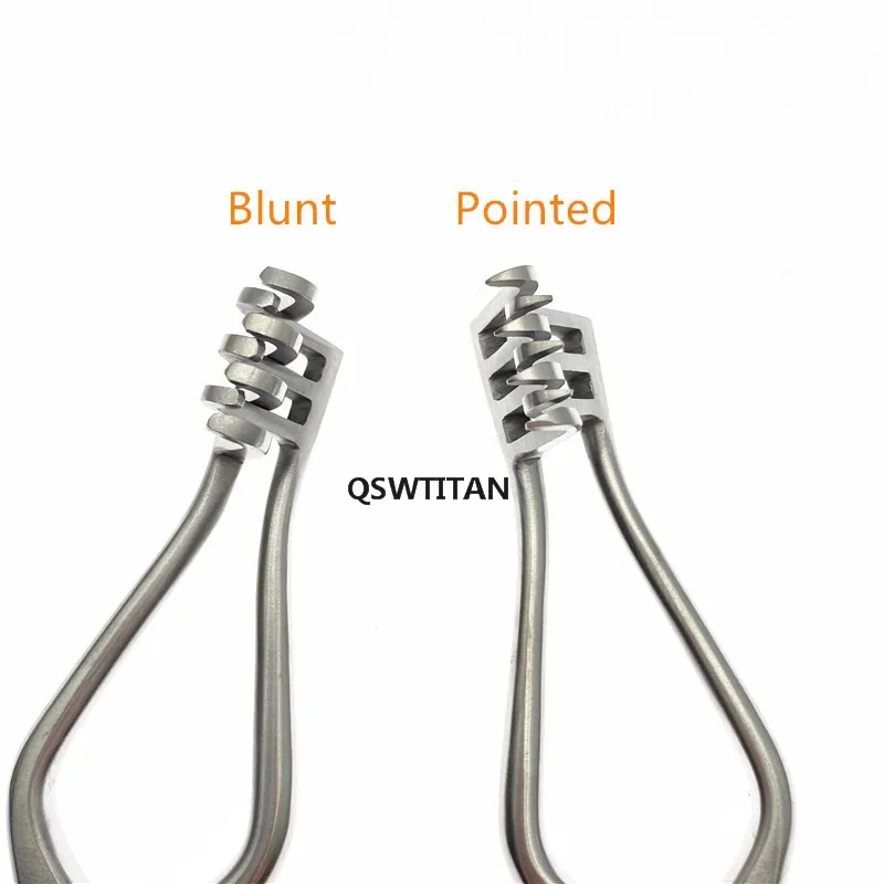 Retractor Weitlaner Retractor autoretenido de acero inoxidable 14c/16cm 3*4 garras 2 garras instrumentos Retractores quirúrgicos