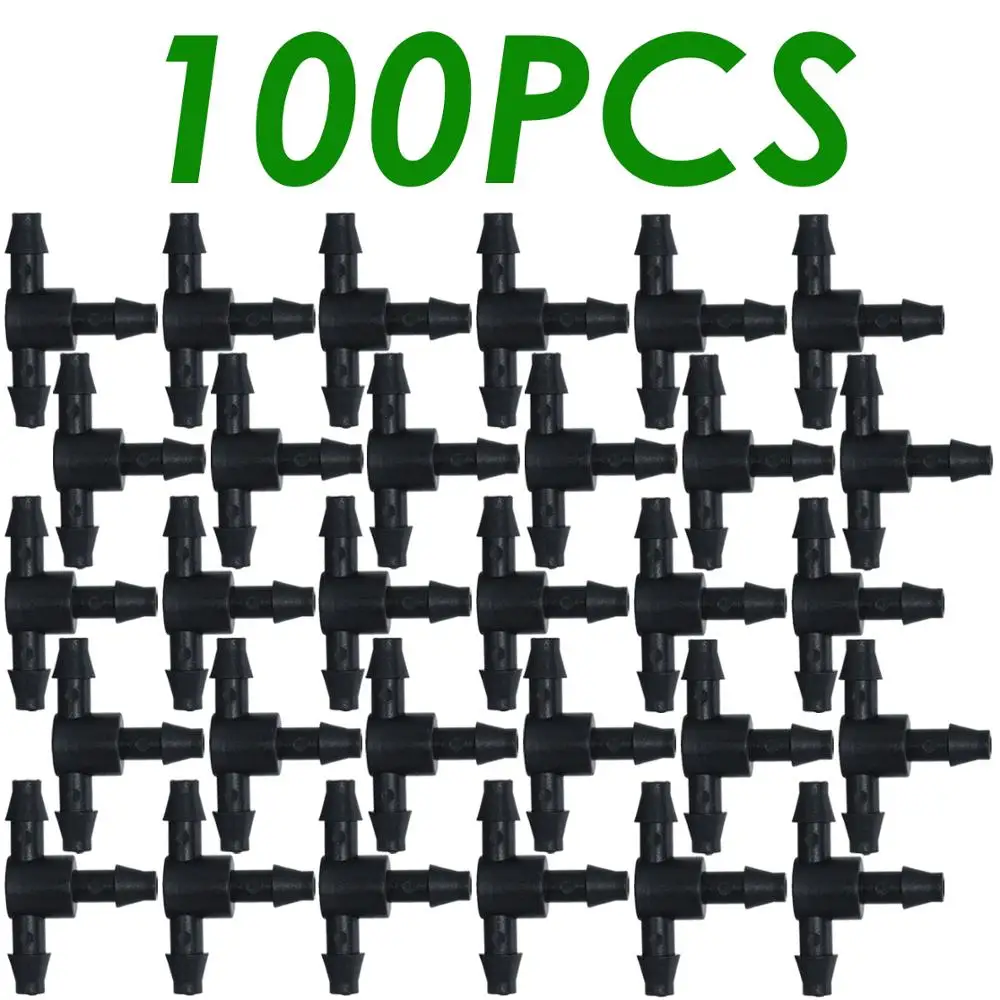 SPRYCLE-conector de 3 vías para riego de jardín, manguera de 100 pulgadas, herramienta de riego por microgoteo para macetas de plantas, 20-1/4 unidades