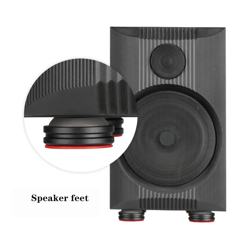 Amplificador de altavoz de Audio, preamplificador DAC para ordenador portátil, amortiguador HiFi antigolpes, almohadillas para pies de Gel de sílice, almohadilla de absorción para golpes