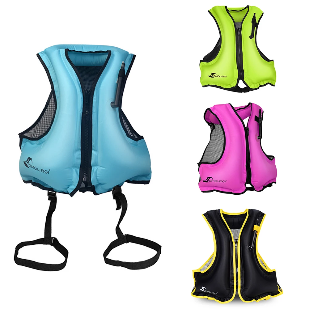 Chaleco salvavidas inflable para adultos, chaleco salvavidas para natación, canotaje, snorkel, surf, seguridad en el agua, chaquetas salvavidas deportivas