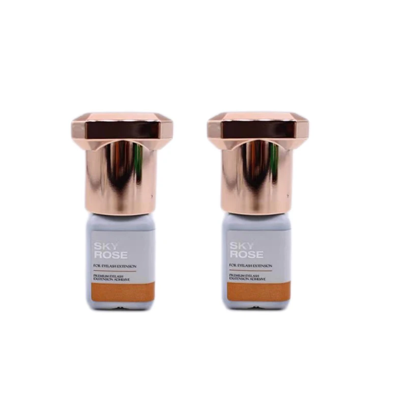 SKY Rose-pegamento para extensiones de pestañas, pegamento Original de Corea de secado rápido, herramientas de maquillaje, venta al por mayor, 2/5/10 botellas