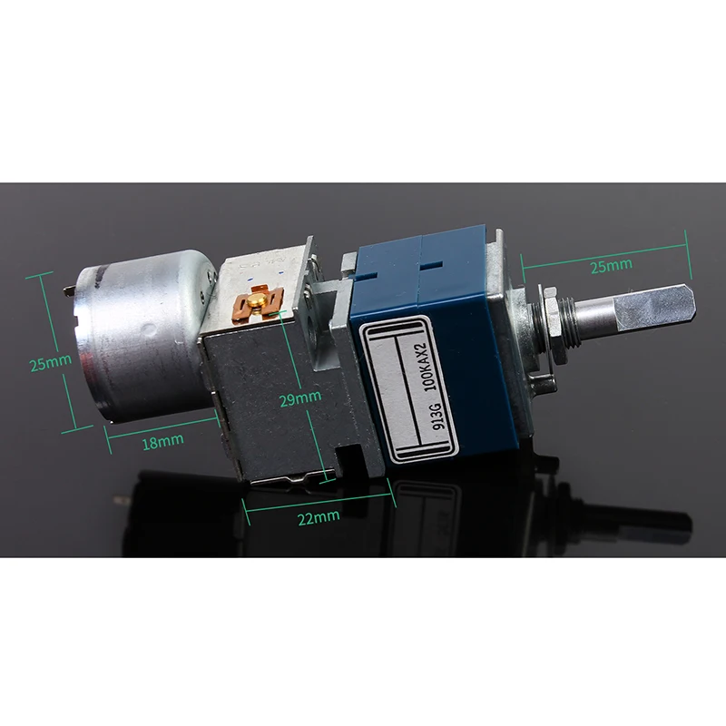 Potenciómetro de Motor Logarítmico Original JAPAN ALPS RK27, Interruptor de Volumen 10K 50K 100K para Amplificador Estéreo HiFi, Kit de Audio DIY
