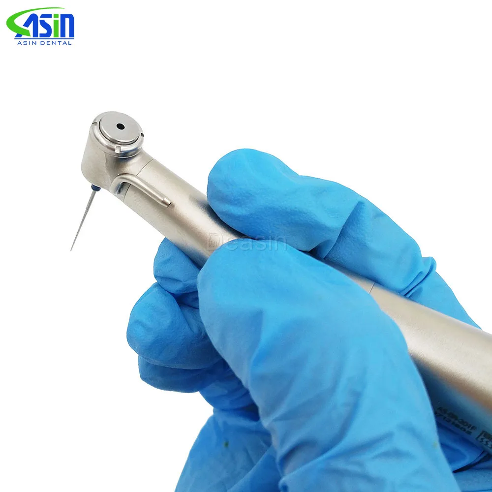 Pieza de mano Dental 20:1 LED de baja velocidad, anillo verde, fibra óptica, contraángulo, implante de odontología, pieza de mano SG20L