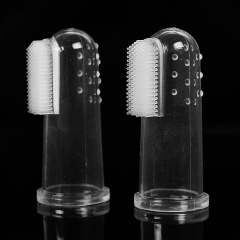 Cepillo de dientes supersuave para mascotas, herramienta de limpieza de dientes de gato, suministros para perros, accesorios para el mal aliento, 1 unidad
