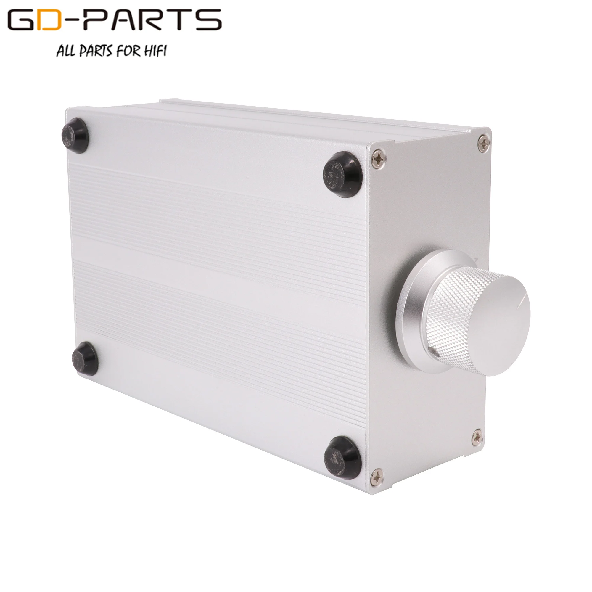 Interruptor cambiador Selector de fuentes de señal de Audio de 3 vías, 1:3 1:4, divisor de chasis de aluminio chapado en oro RCA, conectores WBT, soldadura de cable de PTFE