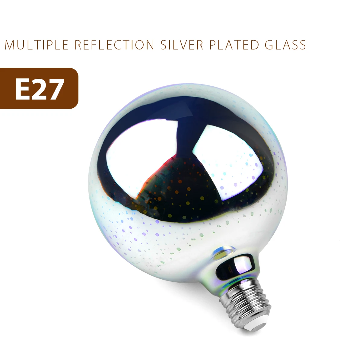 Bombillas LED Incandescentes Vintage con Efecto 3D, Lámpara Edison Retro E27 AC110V-220V, Bombilla Decorativa para Fiestas G80 G125