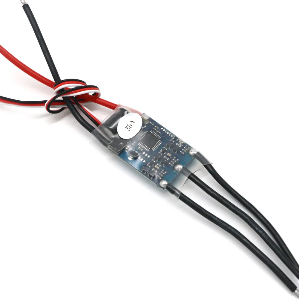 RC 2-3S ESC 6A 8A 10A 12A 15A 20A 30A 40A Controlador electrónico de velocidad ESC con 5V UBEC para avión multicóptero RC