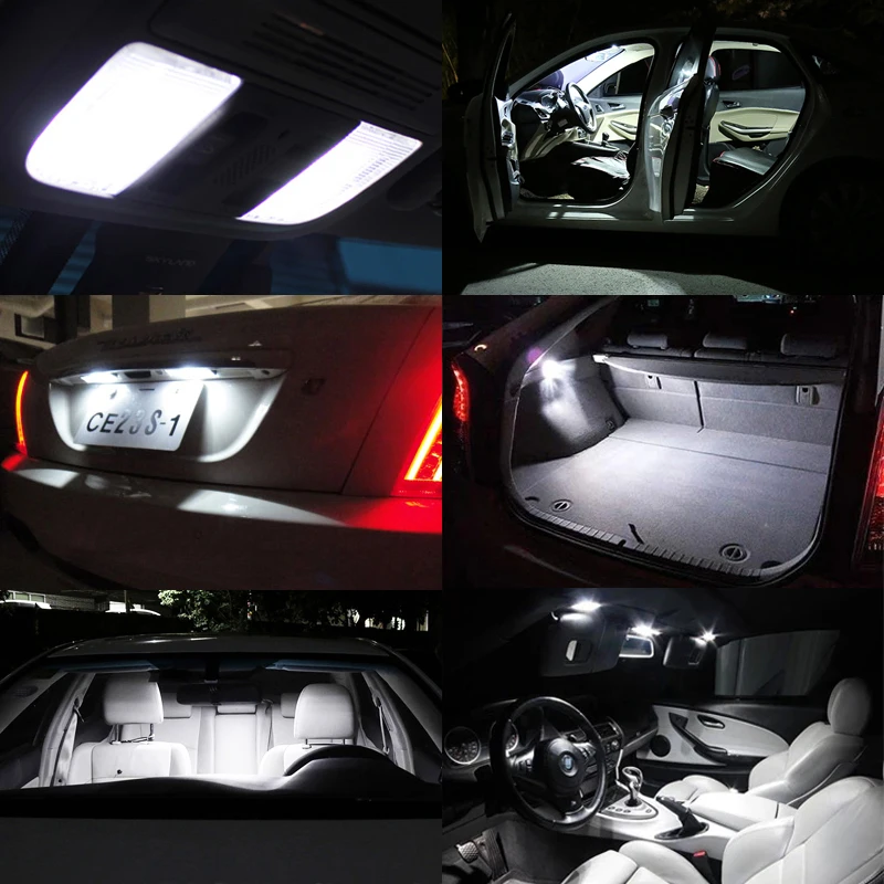 Kit de bombillas LED para Interior de coche, lámpara Canbus para Hyundai IONIQ 2016, 2017, 2018, 2019, 2020, Canbus 100%, 13 unidades