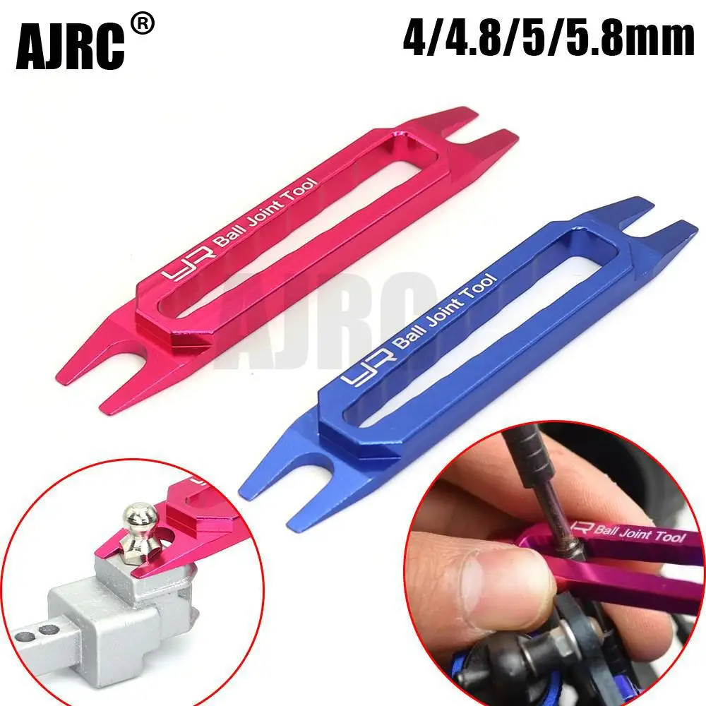 Yeah Racing-Herramienta de ajuste de barra de amarre, removedor de extremo de bola de aluminio para Traxxas trx4 Axial Scx10 4 4,8 5 5,8 6mm, piezas de coche Rc con extremo de bola