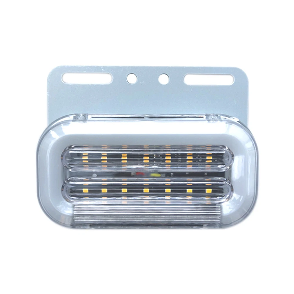 10 Uds luces de liquidación de remolque 24V luces LED de marcador para camiones iluminación luces laterales de furgoneta rojo blanco ámbar azul verde