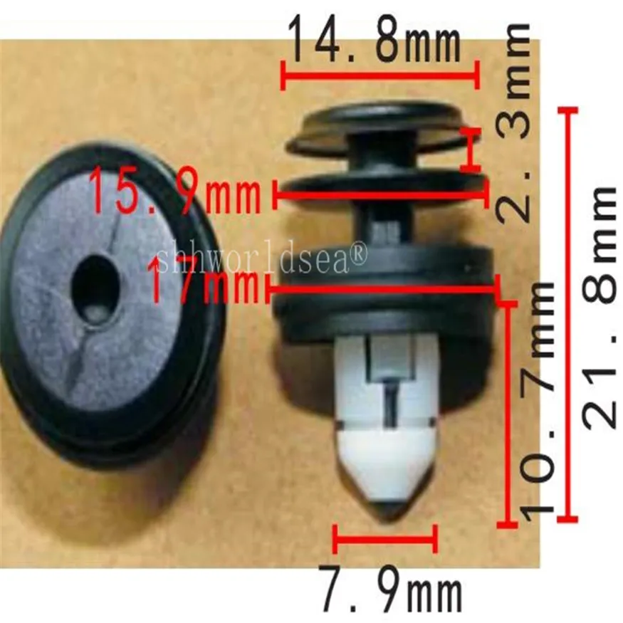 100 Uds accesorios para automóviles Clip para BMW X5 X3 G01 Z4 5 6 G30 G31 G38 E36 530i 540i sujetador de Panel embellecedor de puerta Interior 51417325082