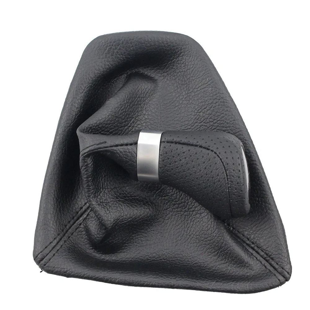 Perilla de palanca de cambios de coche, 5 velocidades, 6 velocidades, compatible con BMW E90 E91 E92 LHD, palanca de cambios Manual con bota de cuero PU