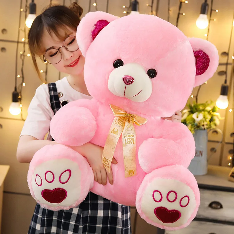 Nuevo Huggale juguete de alta calidad lindo oso de peluche de dibujos animados juguetes de peluche animales de peluche oso muñeca regalo de cumpleaños para niños