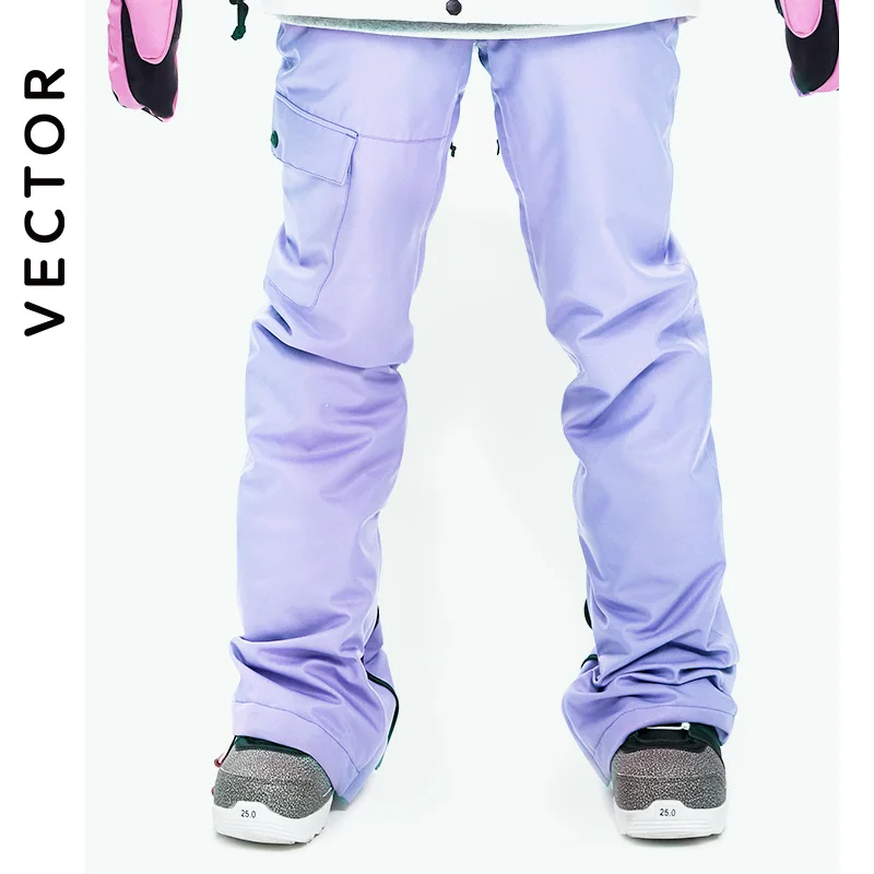 Marca VECTOR, pantalones de esquí de invierno para mujer, pantalones de nieve cálidos impermeables a prueba de viento de alta calidad para exteriores, pantalones de esquí y snowboard para invierno