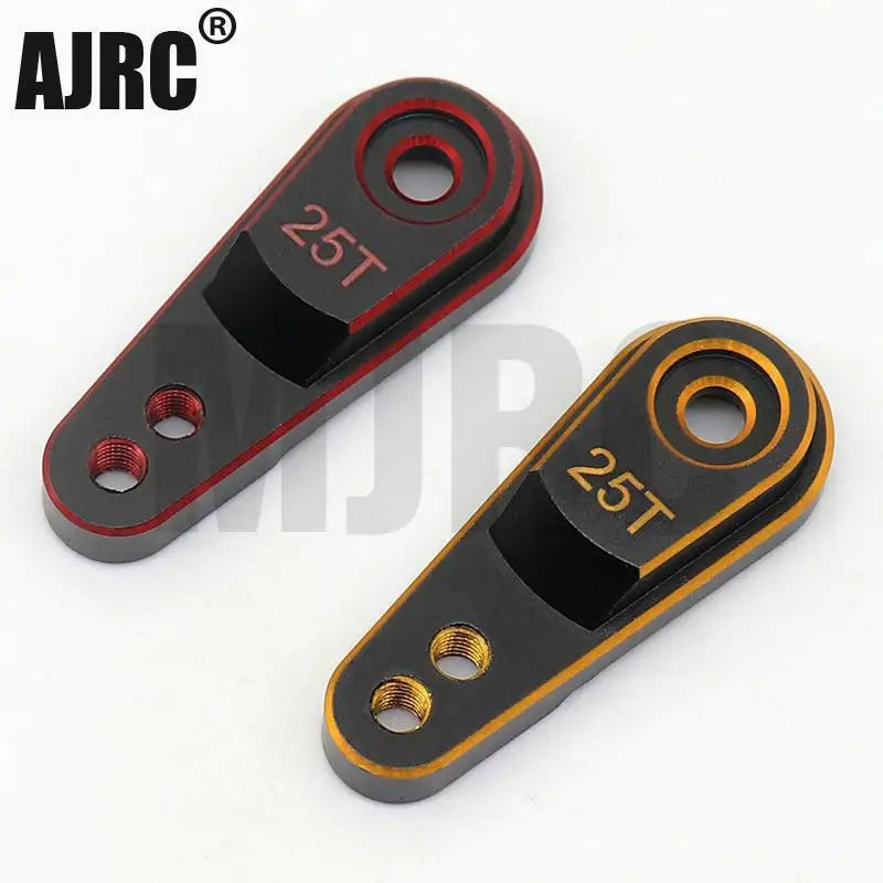 Bocina de dirección de brazo Servo de Metal 25t para Traxxas Trx4 Axial Scx10 Tamiya 1/10 camión sobre orugas Rc Futaba Savox Emax Hsp servomotores