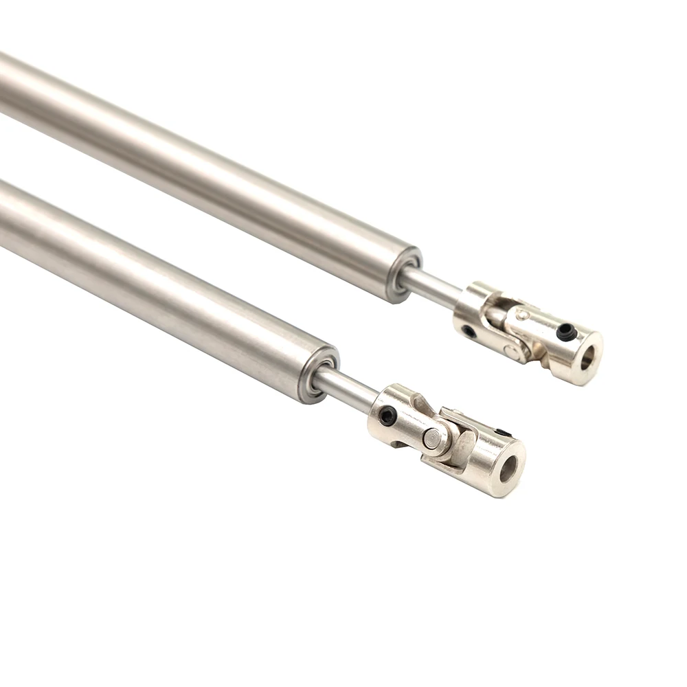 Eje de barco Rc de 4mm, eje de transmisión de acero inoxidable, tres cuchillas, junta de tornillo, manguito de eje de acero inoxidable