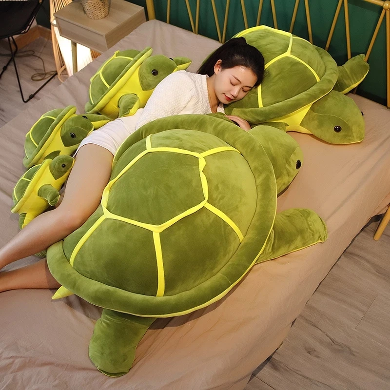 Juguete de peluche de tortuga Kawaii, muñecos de animales Kawaii, almohada de tortuga marina, regalos de cumpleaños para niños y niñas, recién llegado