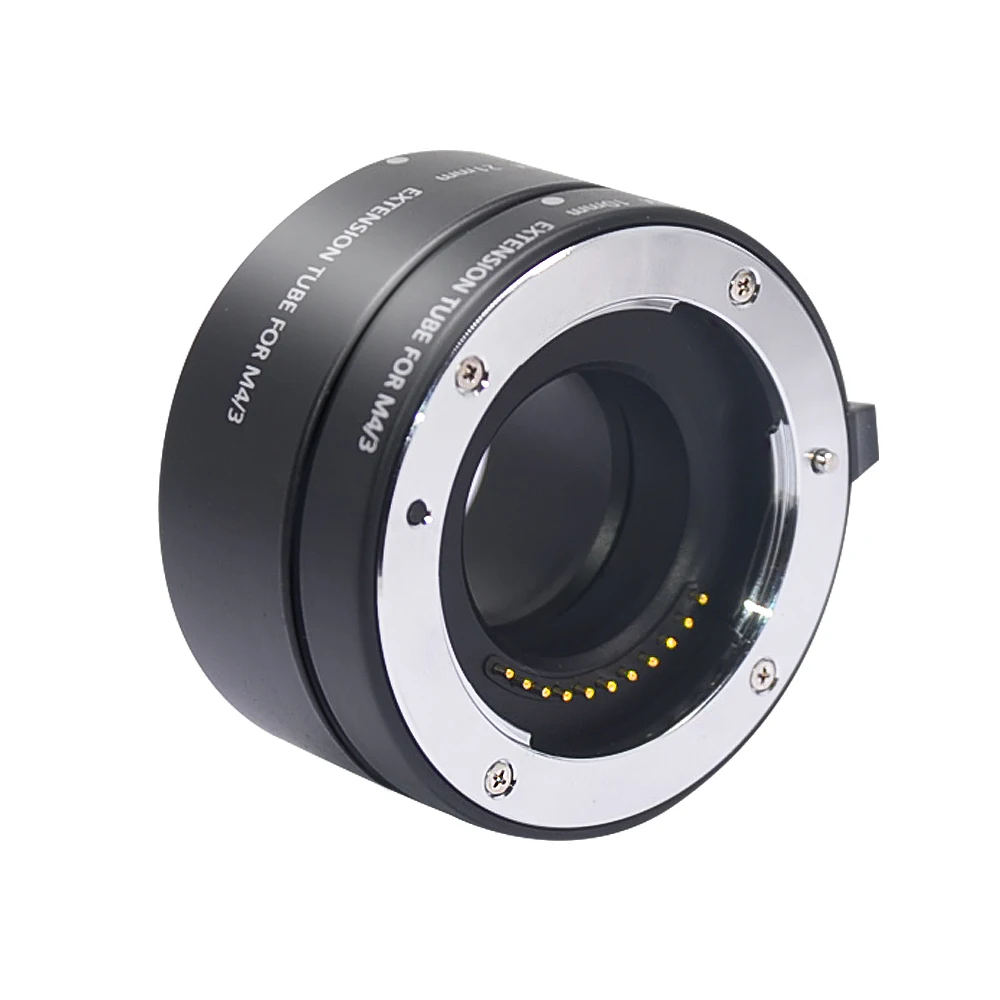 Mcoplus anillo de tubo de extensión Macro de enfoque automático de Metal para Panasonic Lumix Olympus M4/3 montaje EM1 EM5 EM10 II III GH5 G85 GX9 G7 G9