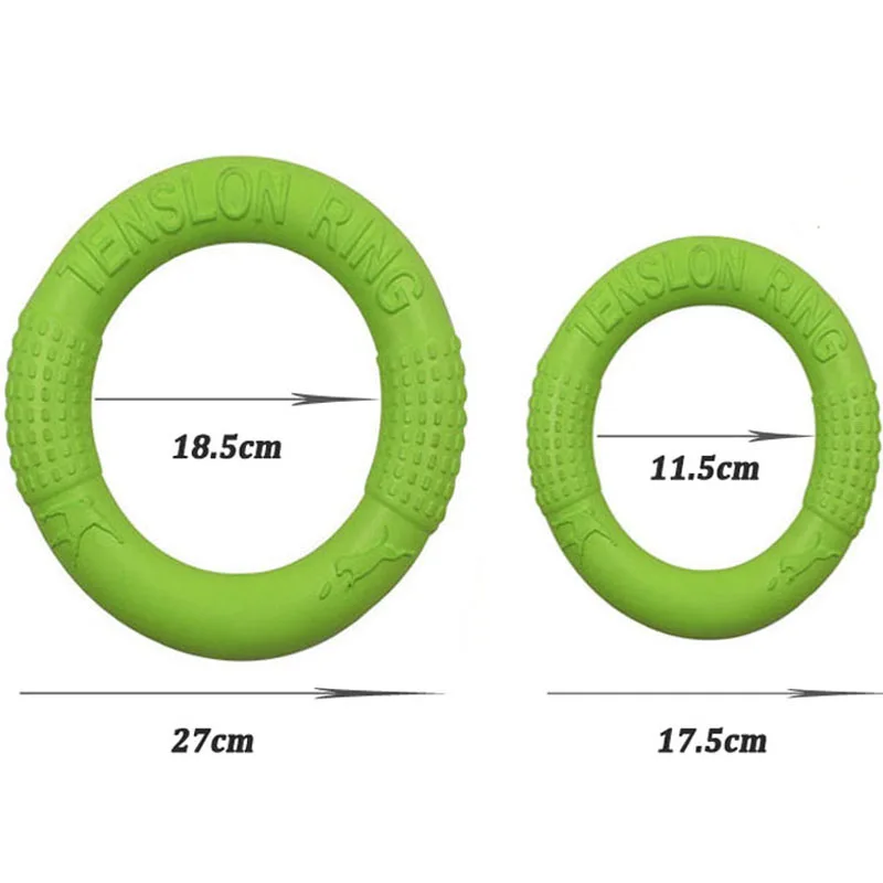 Discos voladores para mascotas, anillo de entrenamiento para perros EVA, extractor resistente a mordeduras, juguete flotante para cachorros, juego interactivo al aire libre, suministro de productos