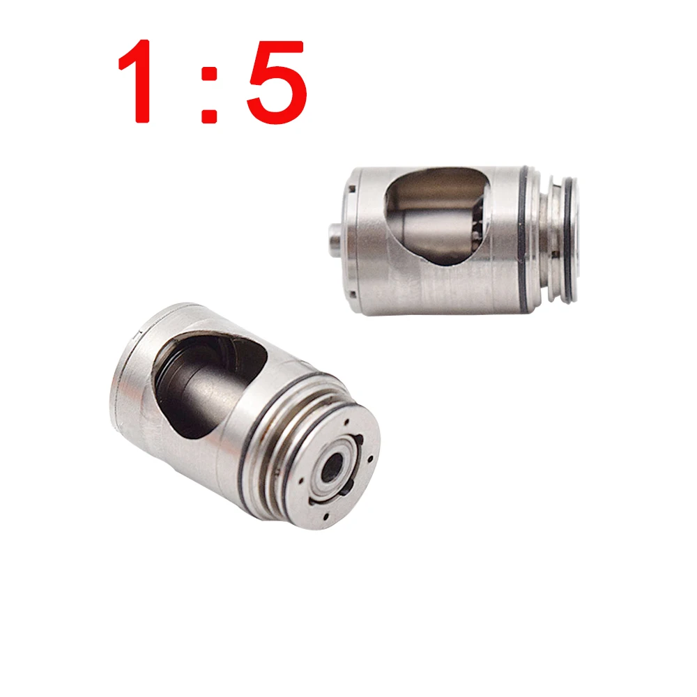 Cartucho/Rotor Fit ContraDental 1:5 anillo rojo creciente contraángulo pieza de mano de pulverización de agua de baja velocidad para Motor de E-TYPE Max X95