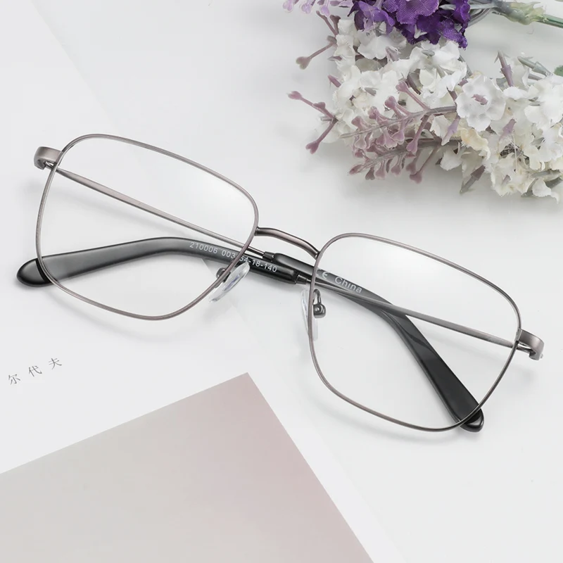 ZENOTTIC gafas graduadas cuadradas para hombre, gafas progresivas a la moda para miopía, gafas fotocromáticas ópticas antirayos azules para mujer