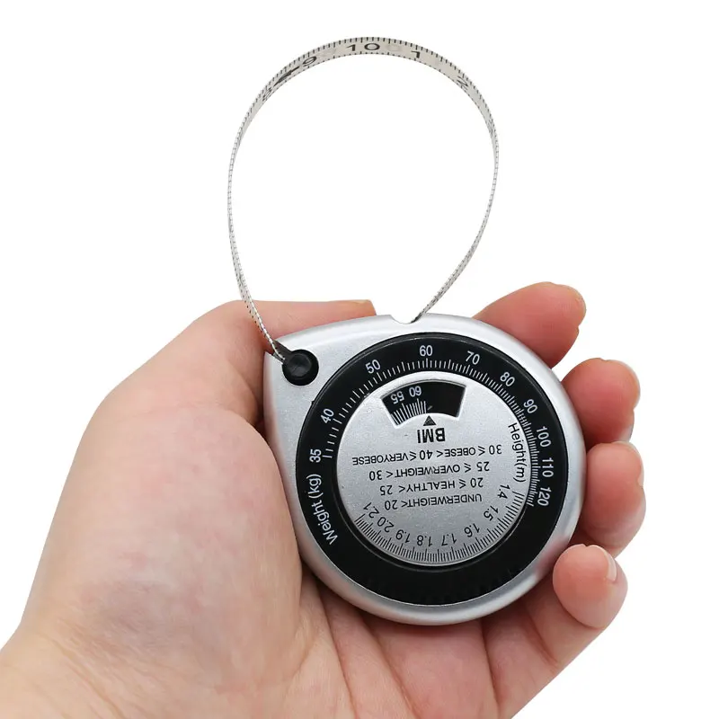 BMI-Cinta métrica de cuerpo suave, regla retráctil de PVC de 150cm, herramientas de Fitness, medida de cintura, perder peso, Fitness, regalo para hombres y mujeres